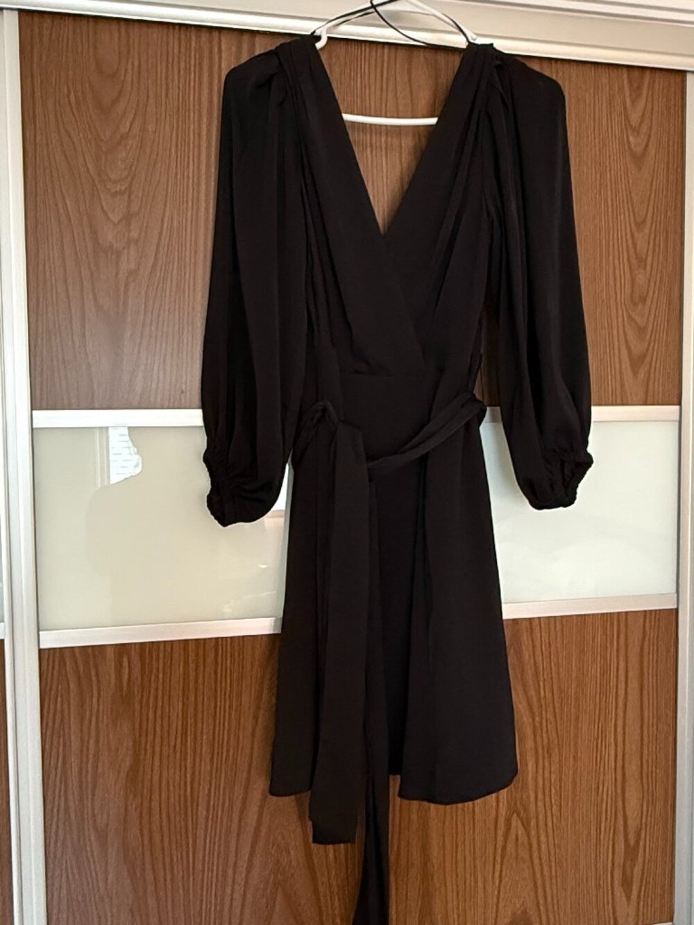 Banana Republic Flounce Sleeve Drape Dress